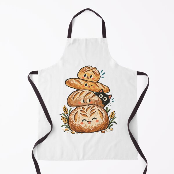 Item preview, Friendly Bread Tower with a Little Cat designed and sold by AMICO77.