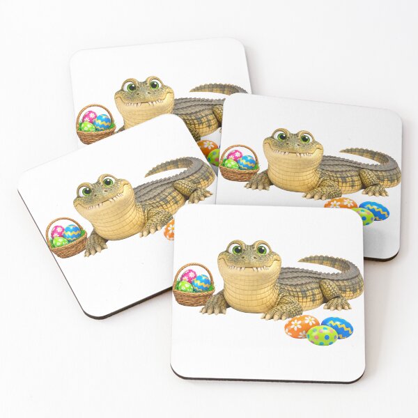 Item preview, Joyful American Crocodile Easter designed and sold by Sillytoe.