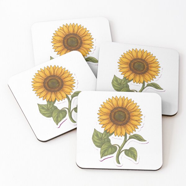 Item preview, sunflower sticker designed and sold by potatolover123.