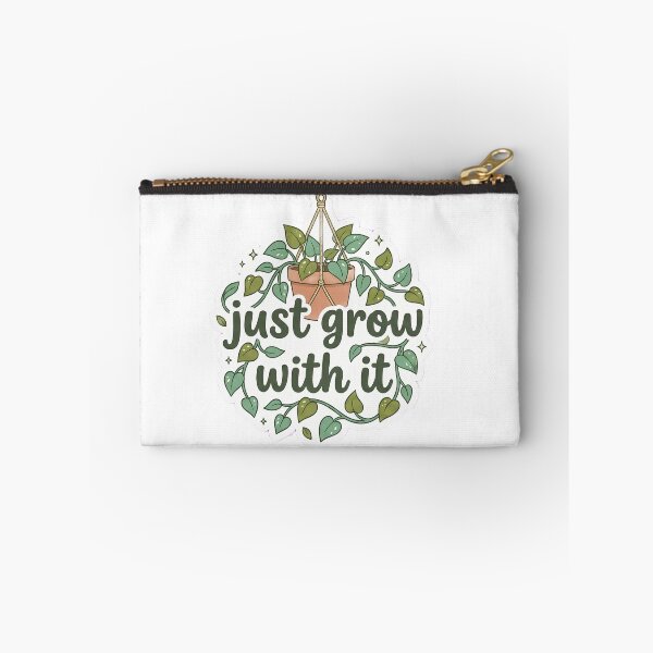 Item preview, Just grow with it sticker designed and sold by potatolover123.