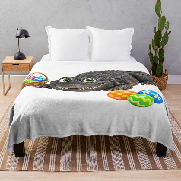 Item preview, Playful Black Caiman Easter designed and sold by Sillytoe.