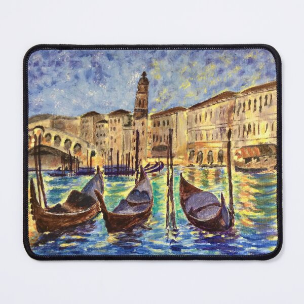 Item preview, Venice at night designed and sold by BrendaMillenArt.