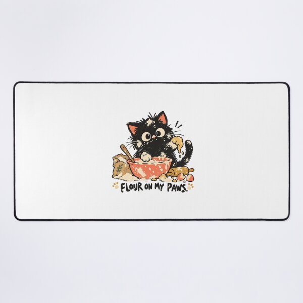 Item preview, Flour on My Paws Baker Cat designed and sold by AMICO77.