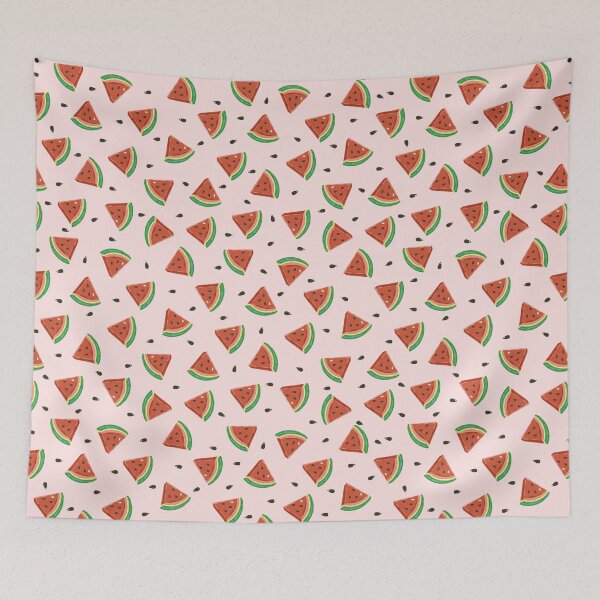 Item preview, Cute Kawaii Fresh Watermelon Seamless Pattern designed and sold by nurabear.