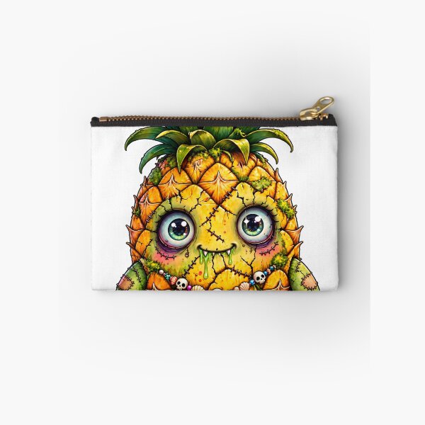 Item preview, Cute Zombie Pineapple Tropical Halloween Monster designed and sold by IRON SIREN.