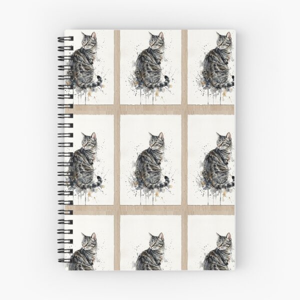 Item preview, Watercolor Portrait of a Cat designed and sold by shop-vibe.