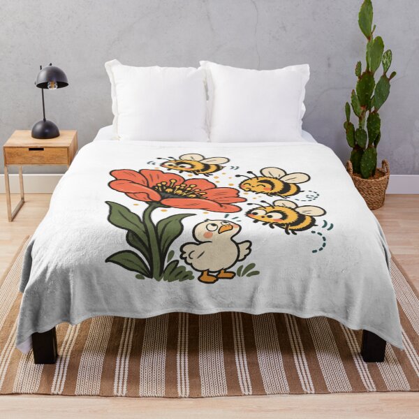 Item preview, Garden Traffic Bees and Curious Duck designed and sold by AMICO77.