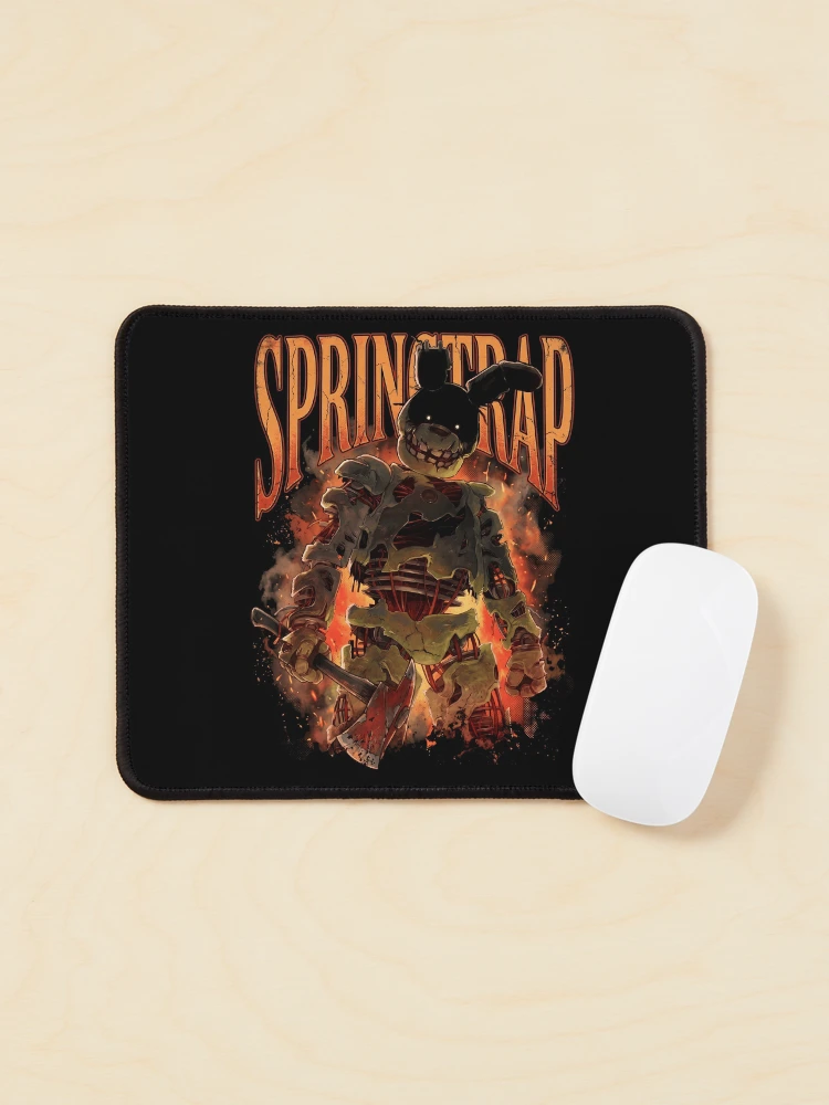 Thumbnail 1 of 5, Mouse Pad, FNAF Springtrap designed and sold by DeviantMerch.