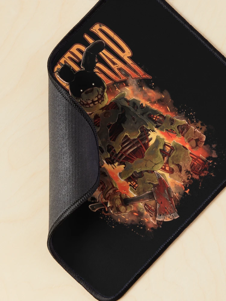 Thumbnail 2 of 5, Mouse Pad, FNAF Springtrap designed and sold by DeviantMerch.