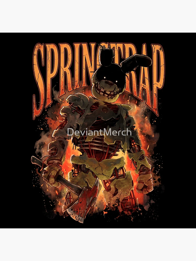 Thumbnail 5 of 5, Coasters (Set of 4), FNAF Springtrap designed and sold by DeviantMerch.