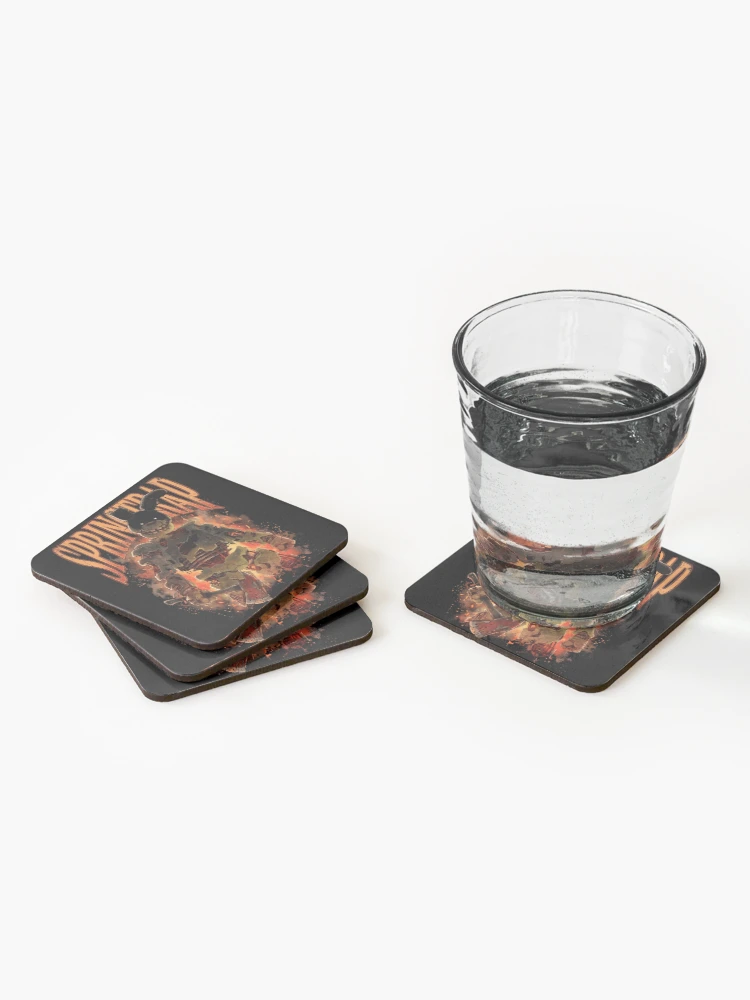Thumbnail 2 of 5, Coasters (Set of 4), FNAF Springtrap designed and sold by DeviantMerch.