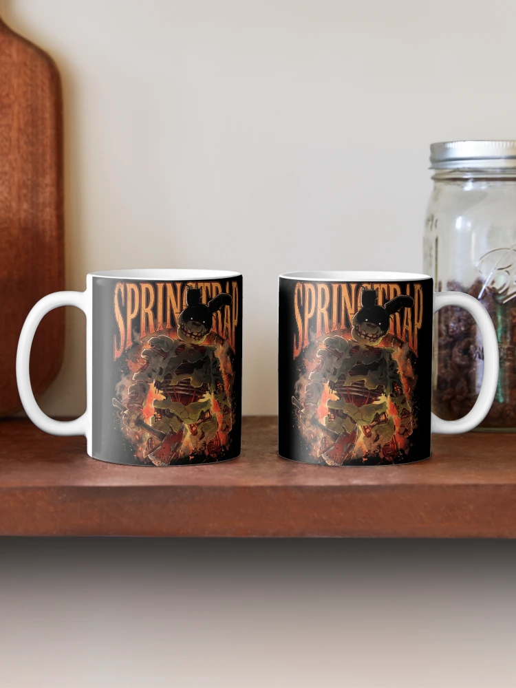 Thumbnail 2 of 6, Coffee Mug, FNAF Springtrap designed and sold by DeviantMerch.