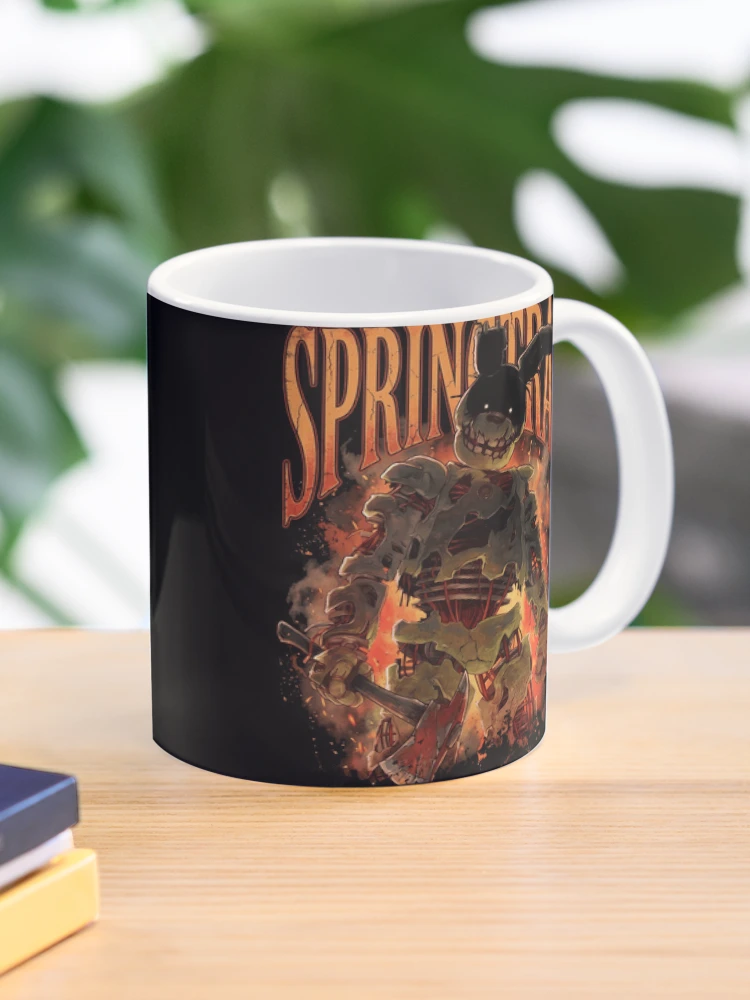 Thumbnail 1 of 6, Coffee Mug, FNAF Springtrap designed and sold by DeviantMerch.