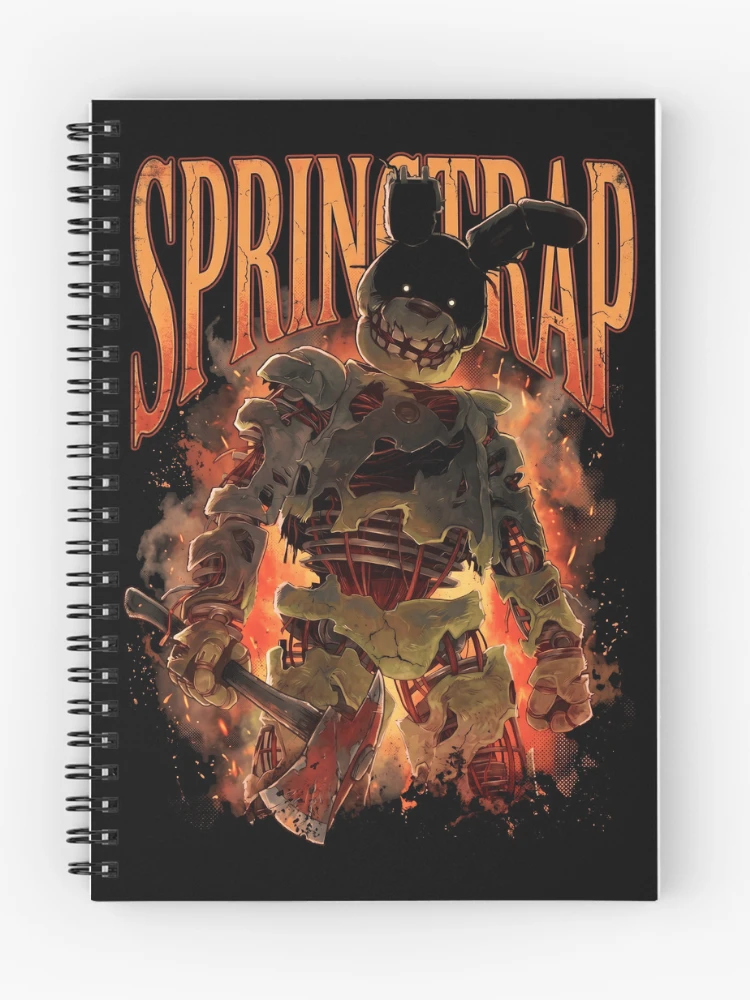 Thumbnail 1 of 3, Journal, FNAF Springtrap designed and sold by DeviantMerch.
