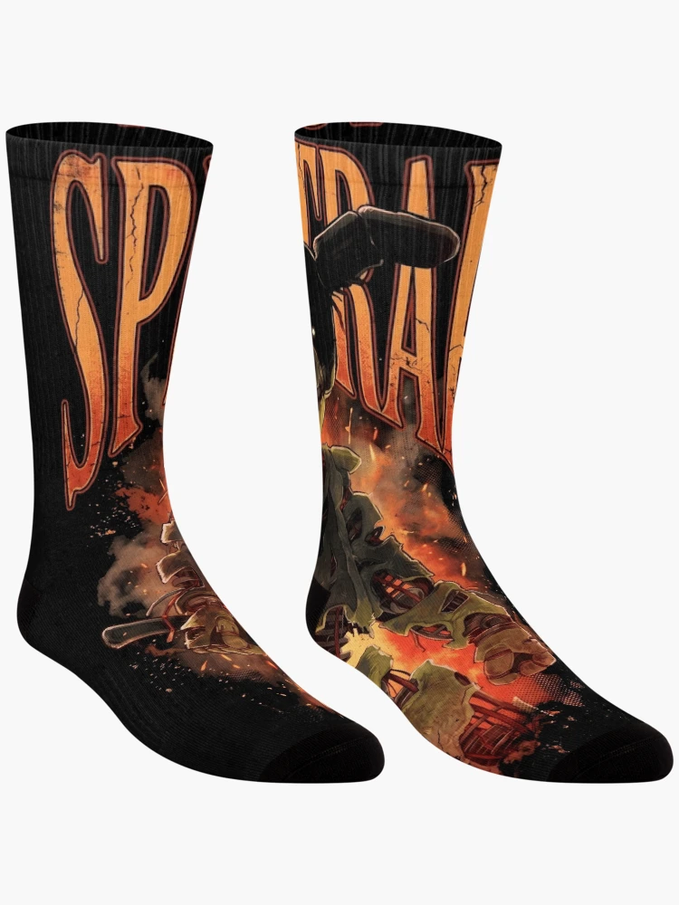 Thumbnail 3 of 5, Socks, FNAF Springtrap designed and sold by DeviantMerch.