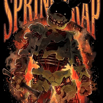 Artwork thumbnail, FNAF Springtrap by DeviantMerch