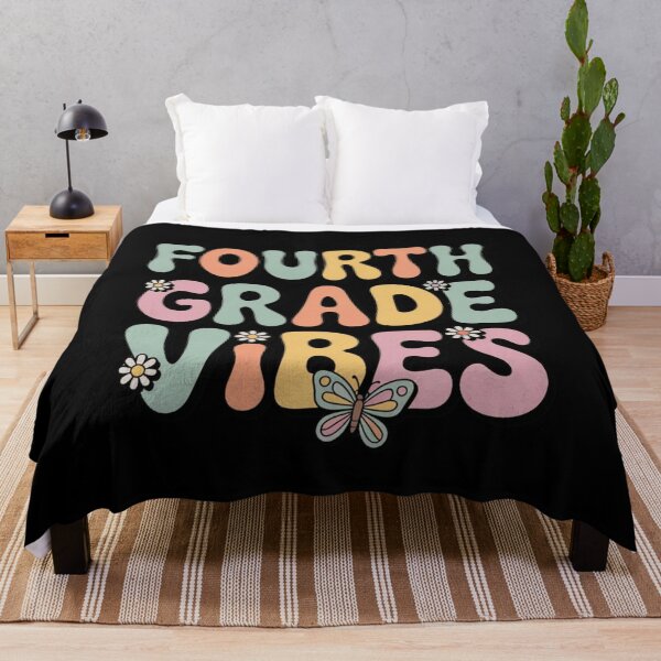 Item preview, Fourth Grade Vibes Retro Pastel Flowers designed and sold by Mr-AShop.