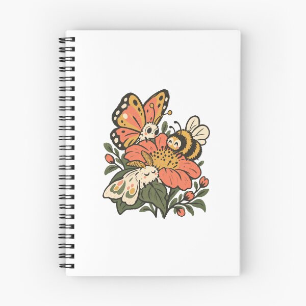 Item preview, Moth Butterfly and Bee Around a Wildflower designed and sold by AMICO77.