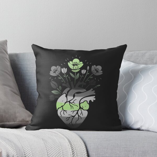 Item preview, Agender Floral Heart LGBT Pride Flag designed and sold by Clara Hollins.