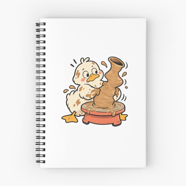 Item preview, Duck Shaping a Vase on a Pottery Wheel designed and sold by AMICO77.