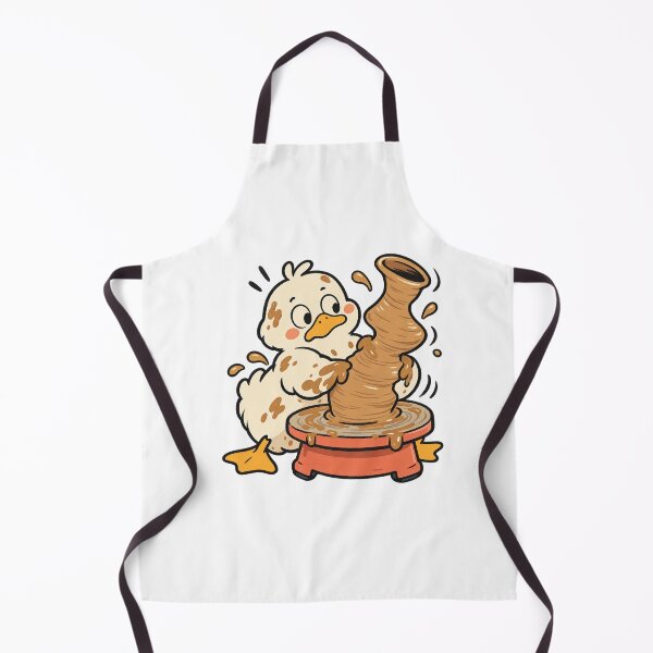 Item preview, Duck Shaping a Vase on a Pottery Wheel designed and sold by AMICO77.