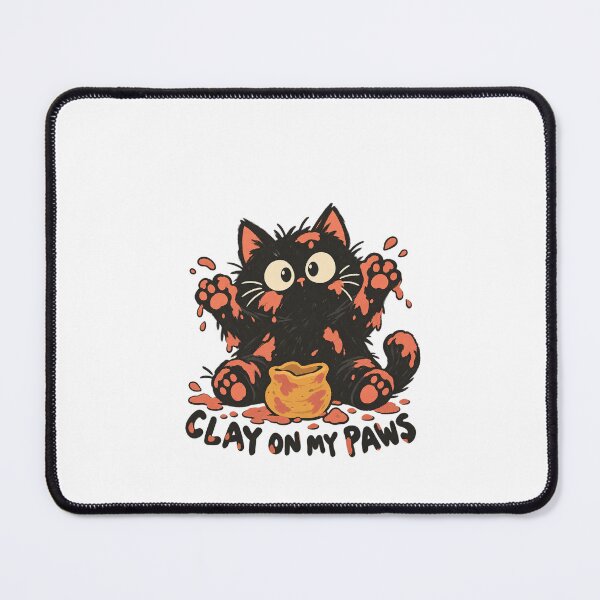 Item preview, Clay on My Paws Black Cat designed and sold by AMICO77.