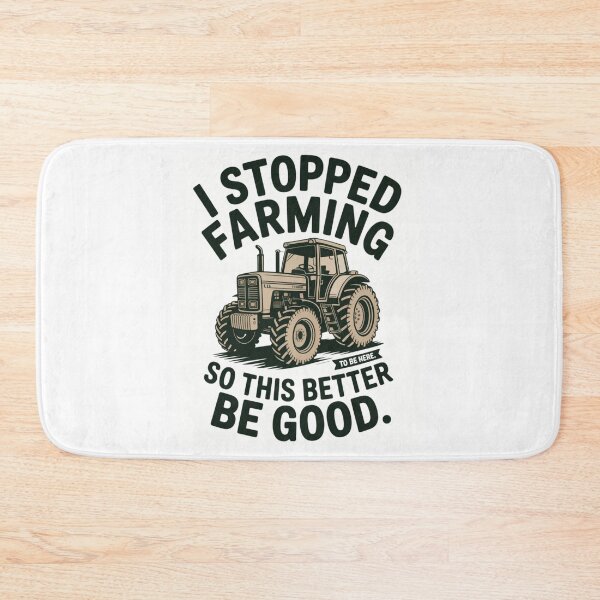 Item preview, I Stopped Farming Funny Vintage Tractor designed and sold by Mr-AShop.