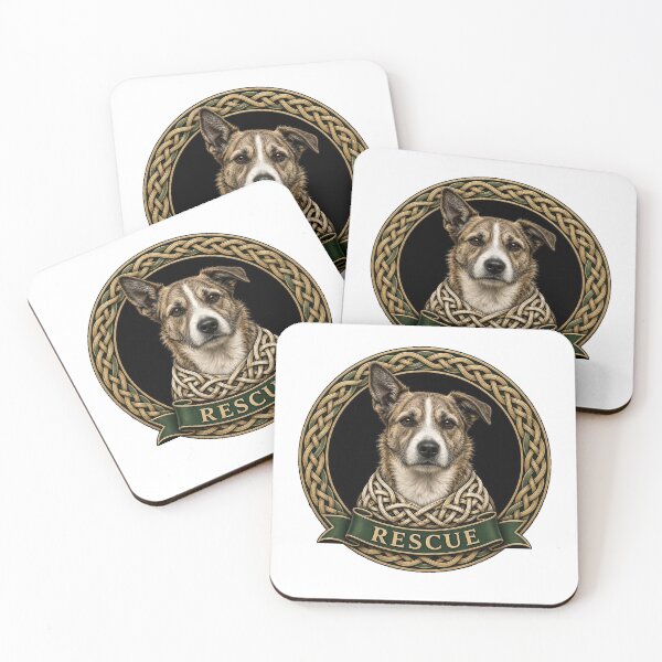 Item preview, Celtic Knot Rescue Dog designed and sold by Freckled-Monkey.