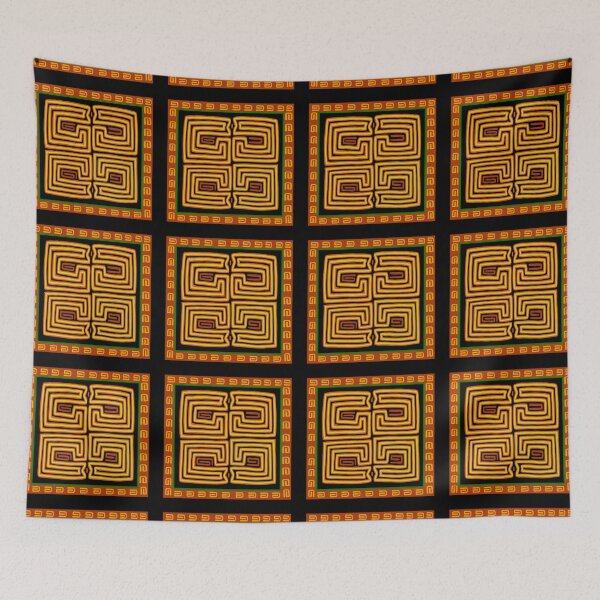 Item preview, Kuna Indian Tribal Maze designed and sold by ESPRIT MYSTIQUE.