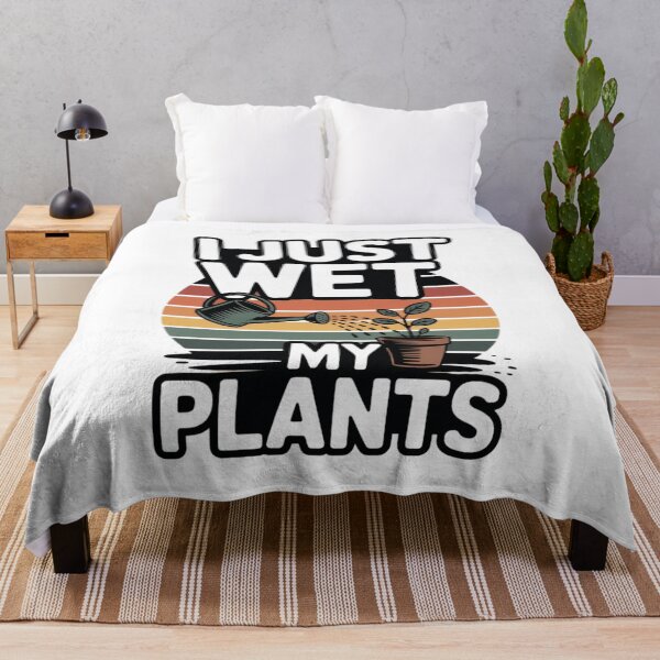 Artikelvorschau, I Just Wet My Plants Retro Gardening Pun entworfen und verkauft von Mr-AShop.