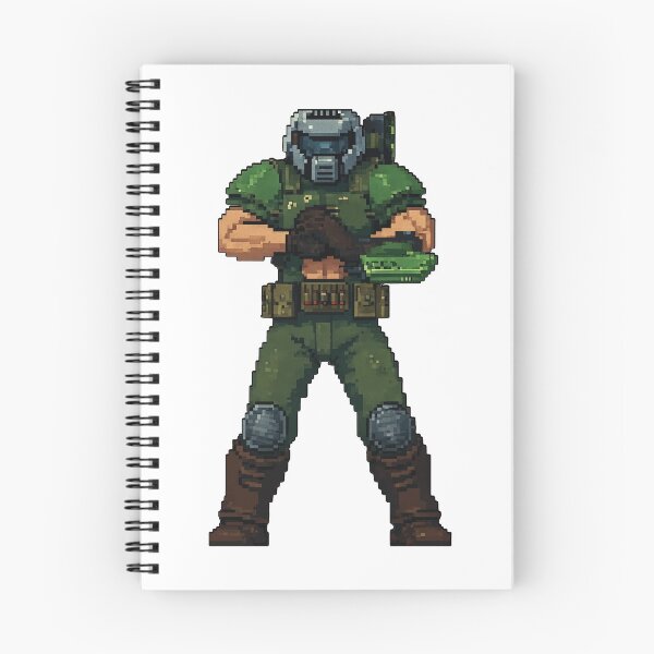 Item preview, Doom Slayer Doom Guy Pixel Art designed and sold by Ctrl+AltGalaxy.