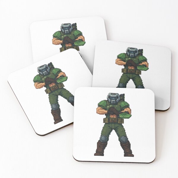 Item preview, Doom Slayer Doom Guy Pixel Art designed and sold by Ctrl+AltGalaxy.