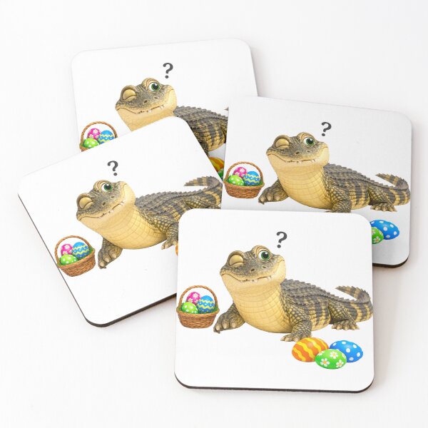 Item preview, Whimsical Caiman Easter designed and sold by Sillytoe.
