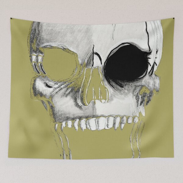 Item preview, Blurry skull designed and sold by Glenbobagins.