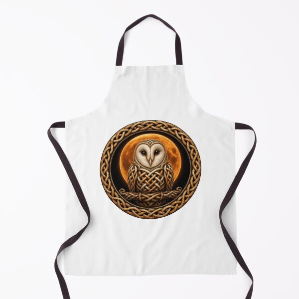Item preview, Celtic Knot Samhain Barn Owl Harvest Moon designed and sold by Freckled-Monkey.