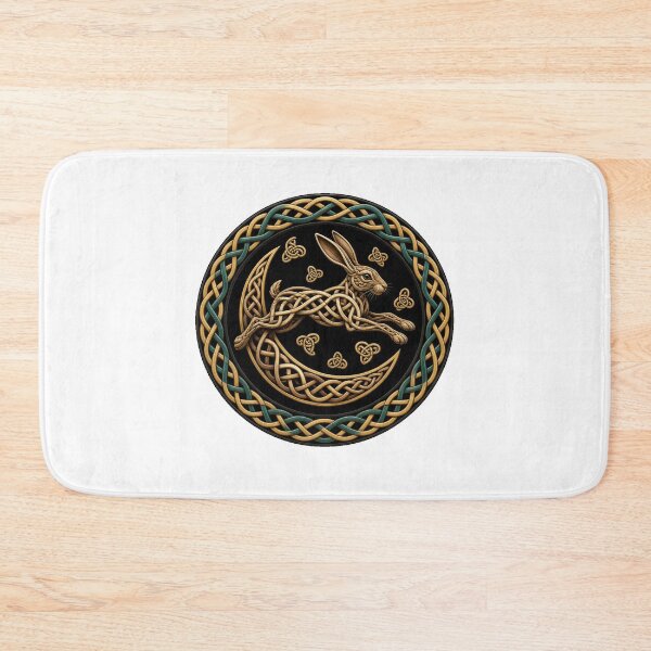Item preview, Celtic Knot Leaping Moon Hare designed and sold by Freckled-Monkey.