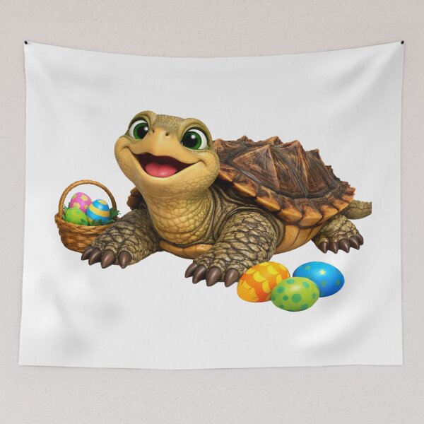 Item preview, Joyful Common Snapping Turtle Easter designed and sold by Sillytoe.