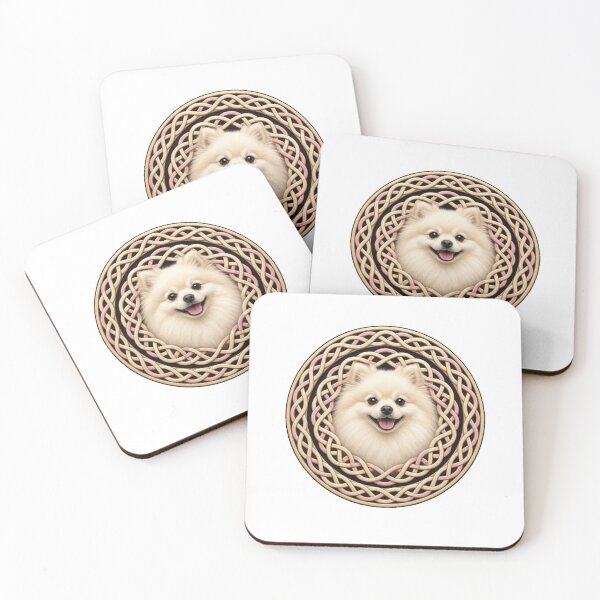 Item preview, Celtic Knot Pomeranian Portrait designed and sold by Freckled-Monkey.