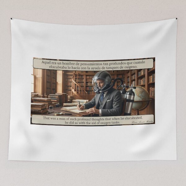 Item preview, The Man of Deep Thoughts / Profound Thoughts (Art) designed and sold by DenisAcosta.