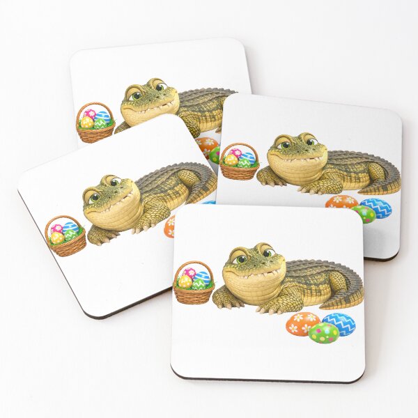 Item preview, Playful Crocodilian Easter designed and sold by Sillytoe.