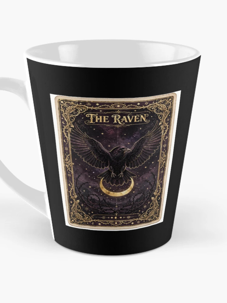 Thumbnail 3 von 4, Kaffeebecher, Der Rabe designt und verkauft von RantingandRaven.