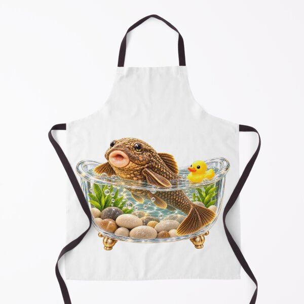 Item preview, Playful Suckermouth Catfish Bathtub designed and sold by Sillytoe.