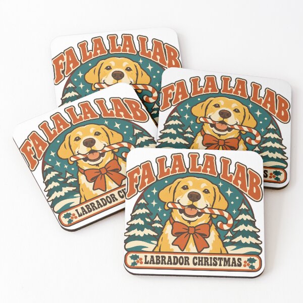 Item preview, Labrador Christmas Gift - Fa La La Lab designed and sold by RedRubyBubble.