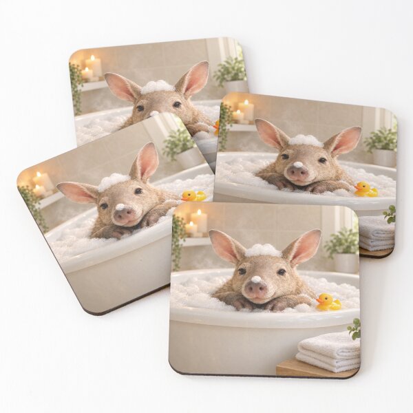 Item preview, Relaxing Aardvark Bubble Bath designed and sold by Sillytoe.