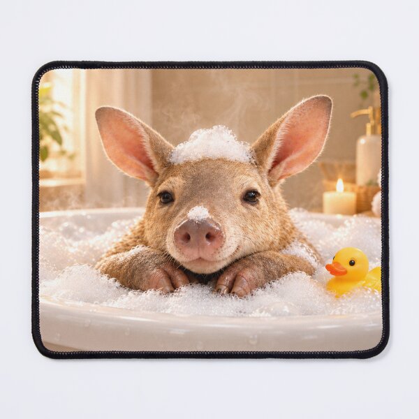Item preview, Relaxing Aardvark Bubble Bath designed and sold by Sillytoe.