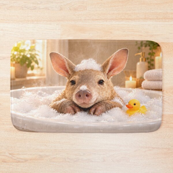 Item preview, Relaxing Aardvark Bubble Bath designed and sold by Sillytoe.