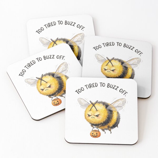 Item preview, Grumpy Bumblebee Halloween designed and sold by Tiffany Roy.