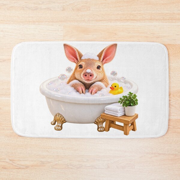 Item preview, Cute Aardvark Bathtub designed and sold by Sillytoe.