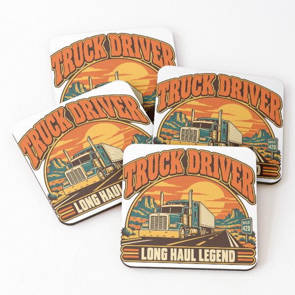 Item preview, Truck Driver Gift - Long Haul Legend designed and sold by RedRubyBubble.