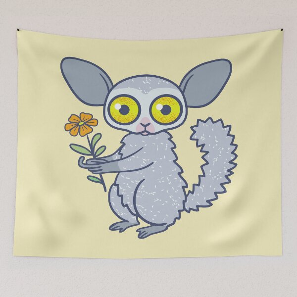 Item preview, Aye Aye and Flower designed and sold by Wlaurence.